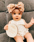 KIDOCHEESE Oversized Baby Headbands with Bows, Elastic Nylon Hairbands for Newborns, Infants, Toddlers & Kids