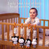 3 6 9 12 Girls,4 Pack TUMAMA Black and White Baby Toys for Months,Plush Hanging Rattles,Newborn Stroller Toys for Boys