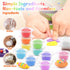 WeeHomm 4 1 Set 3+ 24 in Color Dough Kitchen Creations with Ice Cream/Cake/Noodle/Hamburger Maker Machine, Arts Crafts