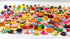 Nuanmu 100 Pieces Miniature Food Drink Bottles Toys Dollhouse Pretend Play Kitchen Cooking Game Party Accessories Toys