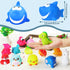 24 Packs Swimming Baby Bath Light Up Toys, Floating Rubber Animal Toys for Toddlers Infant Kids Boys Girls Flashing