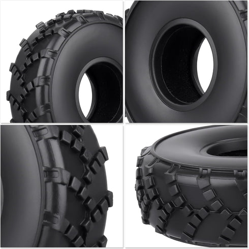 HobbyPark 62x21mm 1.0 Sticky Tires, S5 Super Soft All Terrain Tires for TRX4M AX24 SCX24 1/18 1/24 RC Crawler