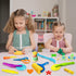 Gerute 28Pcs Dough and Clay Play Tools Kit for Kids, Modeling Clay Accessories with Animal Cutters, Rolling Pins