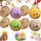 YAGUAN 4 PCS Big Glitter Dumpling,Dumpling Squishy, Rainbow Dumplings, Cute Anxiety Relief Fidget,