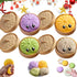 YAGUAN 4 PCS Big Glitter Dumpling,Dumpling Squishy, Rainbow Dumplings, Cute Anxiety Relief Fidget,
