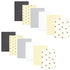 Hudson Baby Unisex Baby Flannel Burp Cloth 12pk, One Size, Honey Bee