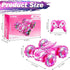 HudinFunC 360Rotating 2.4Ghz 360Rotating 4WD 4-12 Spider Remote Control Car, Double Sided USB Direct Charging RC Cars