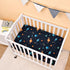 3 Pack Pack Pack PHF Soft Mini Crib Sheets, Space Silky N Play Sheets for Baby Boys Girls Neutral, Universal Fit for N