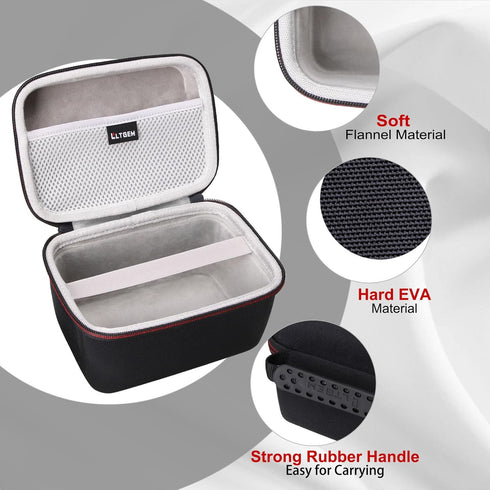 L LTGEM Baby Monitor Travel Case for ANMEATE/Infant Optics DXR-8 PRO/UKSUP/bonoch Baby Monitor - Hard Protective Carrying Storage Bag