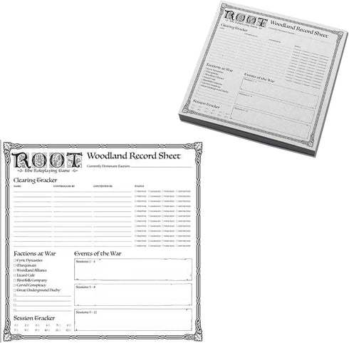 Gamemaster Accessory Pack - Root: The Roleplaying Game Expansion, Tri-Fold GM Screen and Campaign Notepads