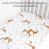 2 Pack, 28"x 52" Fitted Crib Sheet Crib Sheets for Boys & Girls, Super Soft Breathable Toddler Bed Sheets for Standard