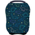 Car Seat Covers Canopy Cover - Multi-use Breathable Cover for Carseat, Breastfeeding, Shower Gifts (Dark Blue Dinosaur)