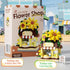 Jollcnoia Set Sunflowers Mini Flower Shop Building Toy Street City Store View Micro House Toys Festival Blocks for Home