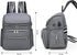 Ybberik Backpack Backpack Diaper Bag with Stroller Straps, USB Charging Port, Headphone Hole, Large Baby Diaper