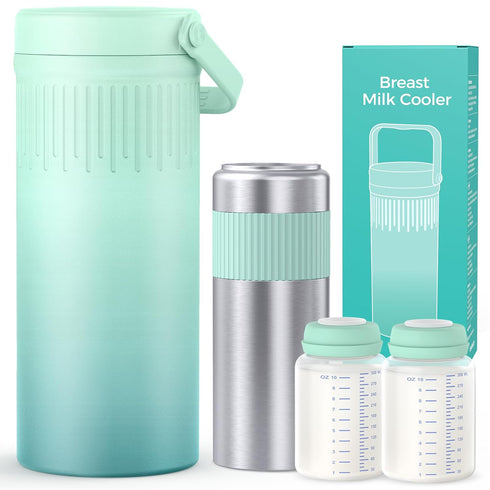 Xaproo 22oz Stainless Steel Breast Milk Cooler Bottle, Large Capacity Portable Breastmilk
