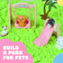 3 4 5 6 7 8 SMILESSKIDDO Sensory Bin - Cat and Dog Play Sand Kit with Green and Red Magic Sand, Pet Sensory Box, Role