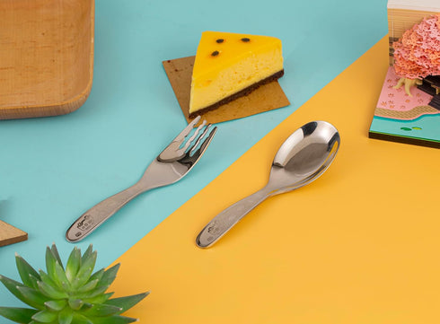 Stainless Steel Forks & Spoons, Kitchen Utensils Set for Cooking and Household Essentials