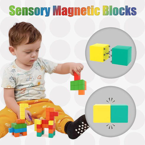100 3-5, 4-8,Magnetic BananMelonBM PCS Magnetic Building Blocks, for Toddlers Age for Kids Ages Cubes, Preschool