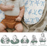 Summer Conches Bows Sea Baby Nursing Pillow Covers for Boy Girl Ocean Seashells Beach Nursery Feeding Pillowcase