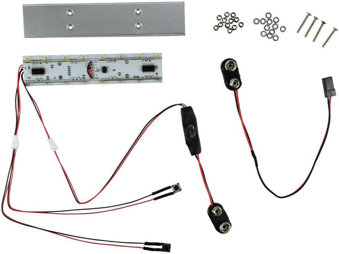 Apex RC Products 1/10 Police Light Bar with 16 LED and 9 Selectable Modes #9015RB