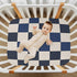 miaozhen 52''x28'' Blue Black White Checkered Crib Fitted Sheets Essentials for Crib Mattress sabanas de cuna para ni?a