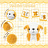 Sosation 20 Pcs Mini Plush Stuffed Puppy, Soft Plush Dog for Goodie Bag Fillers, Back to School Gift, Party Favor