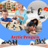 SCAHOW 11PCS Set Penguin Toys, Plastic Arctic Animal Penguin Figures for Kids, Realistic Polar Animals Penguin