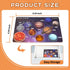 Planet Solar System Space Wooden Puzzle Toys for Kids - Preschool Solar System Planets Matching Board Activities