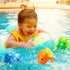 Cute Swimming Turtle Bath Toys for Toddlers 1-3, 3 Pack Water Pool Floating Wind Up Toys for 1 Year Old Gifts