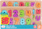 Chuckle & Roar - 2 Pack ABCs and 123s Wooden Puzzle - Fun Educational Puzzle for Kids - Develops Fine Motor Skills
