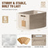 5 Pack Closet, Woven Storage Baskets for Shelves, Decorative Basket Organizer Storage Bins for Toys, Books, Clothes
