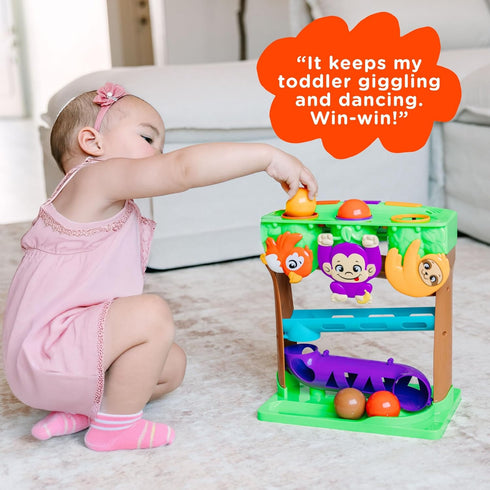 Move2Play, 30+ Jungle-Jammin 30+ 1+ 6-24 Songs & Phrases | Fin-Tastic Songs & Phrases | Baby & Toddler Musical Toy |