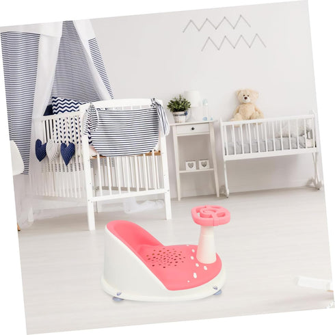Bath Seat for Boy Girl Non Slip Bathtub Chair with Suction Cups Comfortable Support for Newborns to Easy to Clean