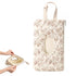 Nmoiat Wipe Holder Floral Diaper and Wipes Pouch Portable Hanging Wipes Bag for