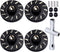 Brass Extended Wheel Weights 7mm Hex for Axial SCX24 1/24 RC Crawler Upgrade Parts (4-Pack)