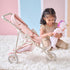 15-18 Inch 3+ Olivia's Little World Baby Doll Stroller with Canopy & Storage Basket Foldable Jogging Doll Pram Carriage