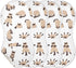 YYZZH Sleeping Cats Siamese Colorpoint Cat Muslin Burp Cloths for Baby 4 Pack