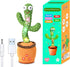 Rechargeable Dancing Talking Cactus Baby Toys 0-6 3-6 6-12 12-18 Months, Toddler
