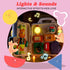 1-3, Montessori Busy Board for Toddlers Baby Educational Activity Board with Lights & Music, Sensory Toys for Fine
