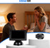 SIXWIN 360Adjustable Baby Car Camera Rear-Facing Infant Monitor with Night Vision Car Camera for Baby Wide-Angle Lens
