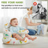 TIDNNS 3-36 Inflatable Baby Seat with Tray and Built-in Air Pump, Months Baby Floor Seat for Sitting Up, Portable Blow