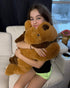 Plush,31 inches MaoGoLan Giant Dog Large Stuffed Animal Dog,Chocolate Brown Fluffy and Cuddly Stuffed Puppy Stuffed