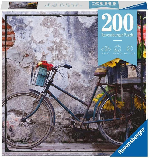 Bicycle Puzzle Moment: 200-Piece Premium Jigsaw Puzzle for Adults and Kids by Ravensburger