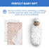 Delta Children 100% Cotton Flannel Baby Receiving Blankets for Girls and Boys, 30x30 Inches (Pack of 2), Pink Floral