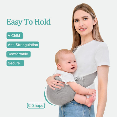 bebless Cozy 0-36 Baby Carrier - Ergonomic, and Lightweight Carrier for Months, Effortless to Put On, Ideal