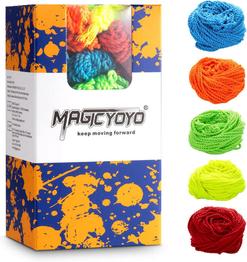 YOSTAR Yoyo Strings, Professional 100% Polyester, Fits for Responsive and Non-Responsive Yoyos, 50pcs