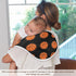 Qinllo 2 Pack 22"x11" Muslin Burp Cloths Basketball Black Print Cotton Baby Burp Cloths Ultra Absorbent Soft Thick