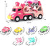 2 3 7-in-1 2-4 3-5, 2 3 usrela Toys for Year Old Girl Truck, Carrier Truck with Light & Music, Toddler Girl Toys Age