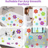 Cecliy 26 Pcs Non Slip Bathtub Stickers, Cute Daisy Shower Floor Non Slip Stickers for Safety Bathroom Tubs Shower