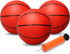 6" Mini Basketball Toy for Mini Hoops, 3 Pack Small Pool Balls for Inflatable Hoops, PVC Beach Balls